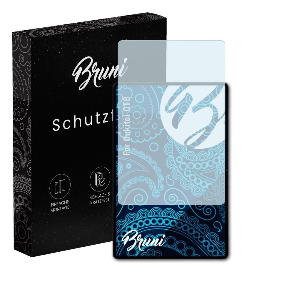 Bruni Screen Protector compatible with Oukitel OT8 Protector Film, crystal clear Protective Film (2X)