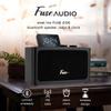 Fuse Zide Vintage Alarm Clock Radio | FM Radio Speaker with Bluetooth | Built-in Microphone | Adjustable LCD Screen | Mid Century Modern Style view 2
