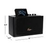 Fuse Zide Vintage Alarm Clock Radio | FM Radio Speaker with Bluetooth | Built-in Microphone | Adjustable LCD Screen | Mid Century Modern Style view 4