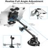 Metal Tablet Mount - Heavy Duty [Super Suction Cup] Dashboard Windshield for Car/Semi Truck/Pickup/Van/SUV/Commercial Vehicle - 4.7-13" iPad Pro Air Mini, iPhone, Galaxy view 4