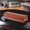 Vinyl Record Cleaner Kit - Complete 5-in-1 Vinyl Records Cleaning Kit Includes Soft Velvet Record Brush, Cleaning Liquid, Anti-Static Nano Fiber Record Cleaning Brush, Cleaning Cloth and Storage Bag view 2