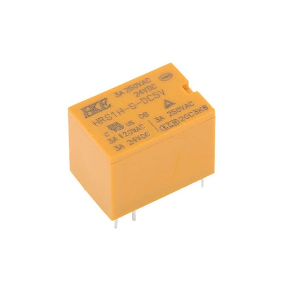 HLELU 10PCS Relay HRS1H-S-DC5V HRS1H-S-DC12V 24V Microminiature Conversion 6-pin 3A (Size : HRS1H-S-DC12V)