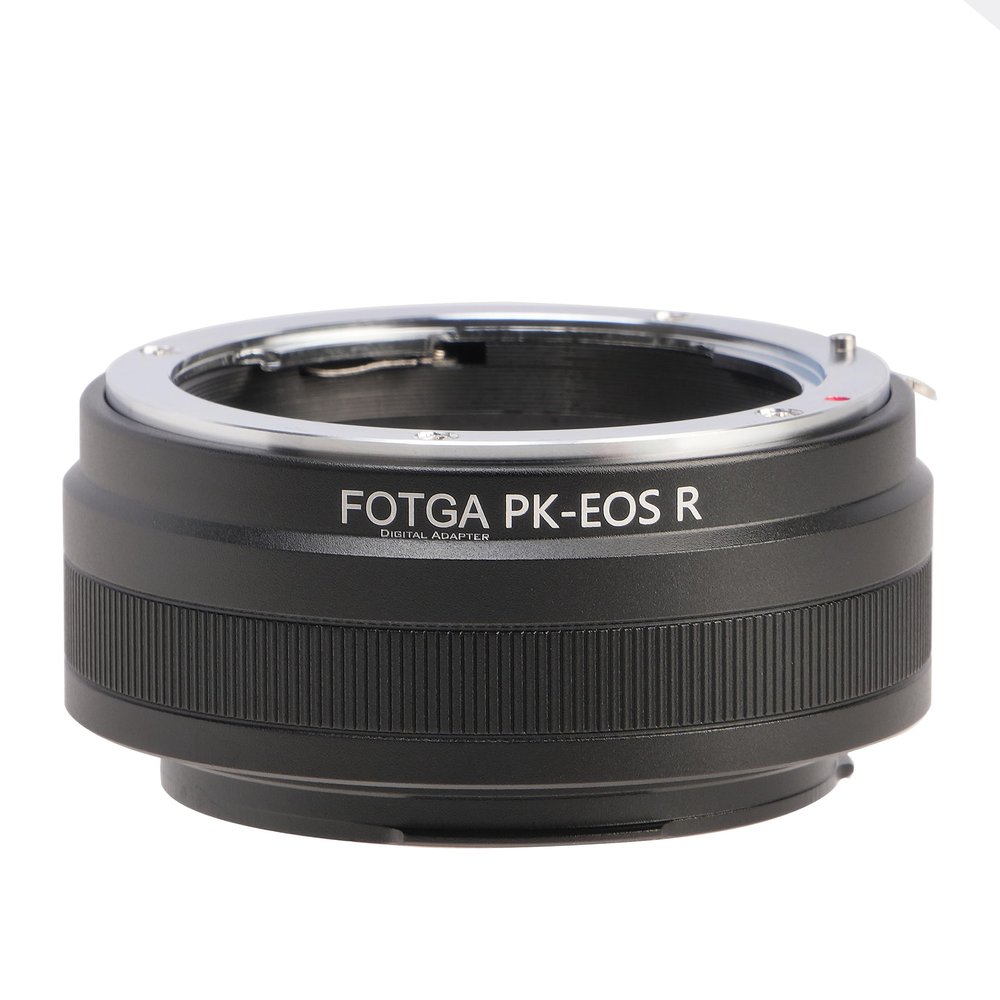 FOTGA PK-EOSR Lens Mount Adapter Ring for Pentax PK K Lens to R3 R5 R5C R6 Mark II R7 R8 R10 R50 R100 RP Camera, Compatible with Canon EOS R Mount Series Mirrorless Camera
