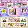 TOZDTO Kids Camera Instant Print,1080P HD Dual Lens Selfie Camera Toys for Girls & Boys Ages 3-12, Instant Photo Printing with 3 Rolls of Paper & 32GB Card, Christmas Birthday Gift for Toddlers (Pink) view 4
