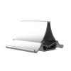 XoTiq Desktop Phone Computer Vertical Gravity Storage Bracket Riser with Cooling Function Base Support, No2, Luxury Silver view 1