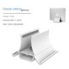XoTiq Desktop Phone Computer Vertical Gravity Storage Bracket Riser with Cooling Function Base Support, No2, Luxury Silver view 2