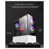 ARrase Computer Gaming Case,ATX/M-ATX/ITX Desktop Case,Pre-Installed with 6 Fans,Double-Sided Tempered Glass,Suitable for Home Gaming and Office Use (Color : Pink), 18648 view 4