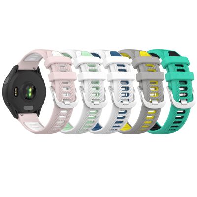 FitTurn Dual Color Bands Intended for GOLDEN HOUR GH-1314 Adjustable Digital Watch Strap Comfortable Soft Silicone Sport Wristbands for GOLDEN HOUR GH-1314 Accessories
