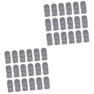 Healvian 80pcs Cut Resistant Finger Protectors Reusable Covers for Crafting and More Five- for Maximum Comfort and Safety