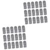 Healvian 80pcs Cut Resistant Finger Protectors Reusable Covers for Crafting and More Five- for Maximum Comfort and Safety view 1