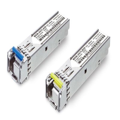 Planet 2.5G SFP Transceiver (WDM, TX:1550nm RX:1310nm, DDM, W125821844 (TX:1550nm RX:1310nm, DDM MGB-2GTLB20, Fiber Optic, SFP, LC (UPC), 20000 m, 1550 nm, 1310 nm)