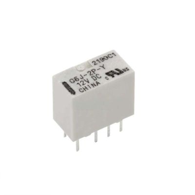 HLELU 5PCS Relay G6J-2P-Y-5VDC G6J-2P-Y-12VDC G6J-2P-Y-24VDC (Size : G6J-2P-Y-12VDC)