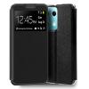 Cool Flip Cover Case for Xiaomi Redmi Note 13 5G Smooth Black view 1