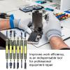 HOHXFYP 6Pcs Metal Spudger, Dual Ends Opening Pry Tool, Prying Opening Repair Tool Kit, Dual Ends Metal Spudger Set for Laptop, Mobile Phone Repair view 4