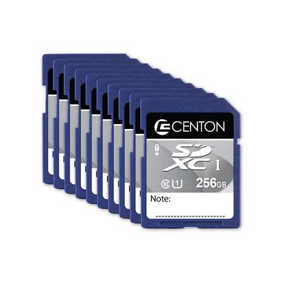 Centon MP SDXC Card,UHS1,256GB 10 Pack