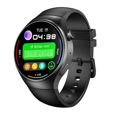 4G LTE Smartwatch, 1.43 inches Display Smart Watch Phone SL8541E Android 8.1 2GB RAM 16GB ROM 950mAh Smartwatch with Email Reply/Call/WiFi/GPS Fitness & Sleep Tracker Sport Watch Men (Black)