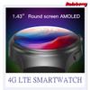 4G LTE Smartwatch, 1.43 inches Display Smart Watch Phone SL8541E Android 8.1 2GB RAM 16GB ROM 950mAh Smartwatch with Email Reply/Call/WiFi/GPS Fitness & Sleep Tracker Sport Watch Men (Black) view 2