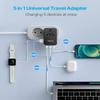 Universal Travel Adapter, VINTAR 100W GaN International Power Adapter with 3 USB C PD and 1 USB A QC, All in One Plug Adapter, Travel Adapter Worldwide for EU/UK/USA/AUS(Type C/G/A/I) view 4