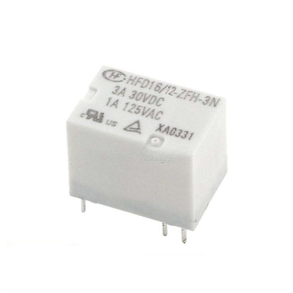 10PCS Relay HFD16/5-ZFH-3N HFD16/12-ZFH-3N (Size : HFD16 12-ZFH-3N)