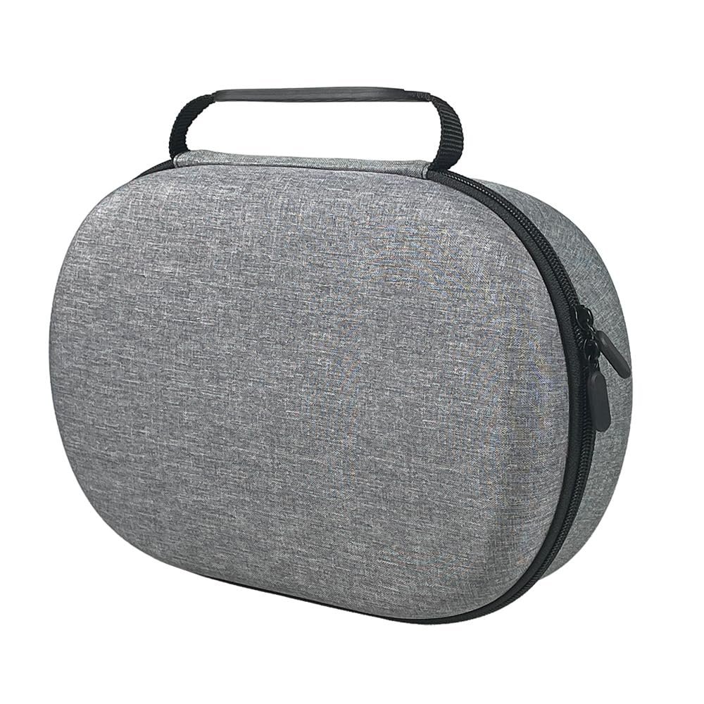 Hard Carrying Case for Vision Pro VR headset, Travel Case Protective Storage Bag EVA Shockproof Waterproof Cover Pouch for Vision Pro and Accessories Protection (Dark Grey)