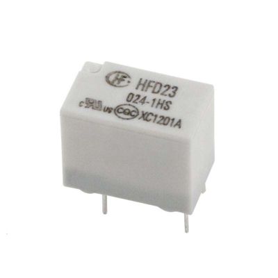 HLELU 10PCS HFD23-005-1HS -012-024 One Set of Normally Open 5-pin 5V 12V 24VDC Relay (Size : HFD23-024-1HS)