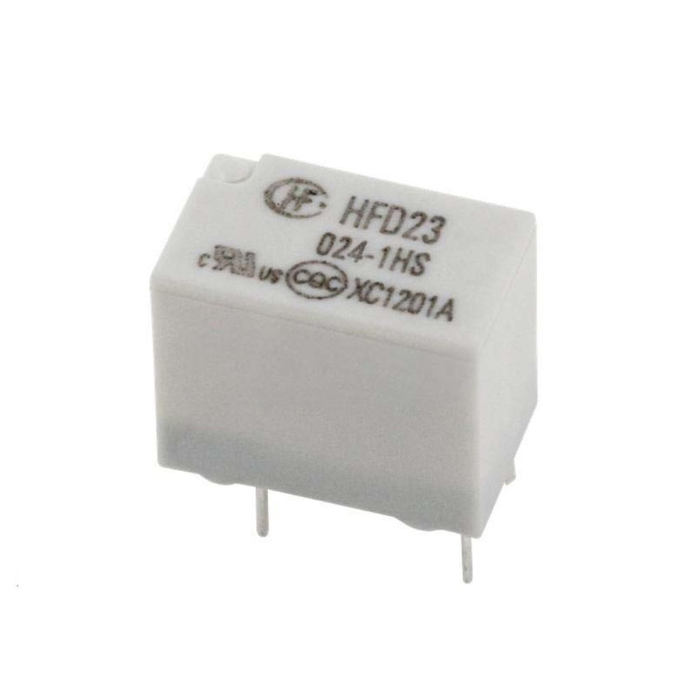 HLELU 10PCS HFD23-005-1HS -012-024 One Set of Normally Open 5-pin 5V 12V 24VDC Relay (Size : HFD23-024-1HS)