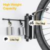 monTEK Swivel Bike Wall Mount, Bike Hangers for Garage, Bike Wall Mount with Two Extra Storage Hooks, Bike Hanger Wall Mount for Space Saving, Bike Rack Garage Holds Up to 77 lbs view 4