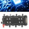 12V 4PIN ARGB and PWM Hub with SATA Power, 2-in-1 Hub 8 Way Sync CPU Cooling Fan for Addressable RGB Lighting PCB Splitter, PWM RGB Case Fan Hub view 4