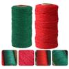 EXCEART 4pcs Colored Cotton Rope Twine for Crafts Decorative Woven String for Wrapping Tapestry Weaving and Festive Decorations for Weddings Birthdays and Gardening view 2