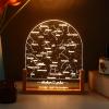 Custom Star Map Night Light,First Date Gifts for Couple,Personalized Night Light Star Map for Specific Date,Star Map Night Light for Anniversary Valentines Day Wedding Gift (6 * 8in,1-Color) view 1