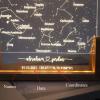 Custom Star Map Night Light,First Date Gifts for Couple,Personalized Night Light Star Map for Specific Date,Star Map Night Light for Anniversary Valentines Day Wedding Gift (6 * 8in,1-Color) view 2