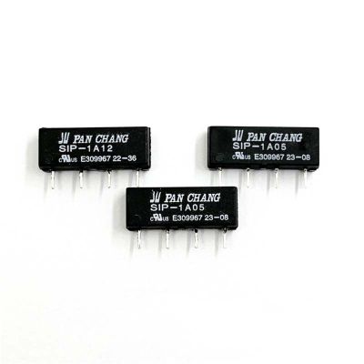 HLELU 10PCS 4-pin Miniature Reed Switch Relay SIP-1A05 SIP-1A12 SIP-1A24 12VDC SS1A24 (Size : 10PCS SIP-1A05)
