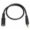 YSJJZRL DC 4.0x1.7mm Male to Female Power Supply Adapter Connector Cable Power Extension Cords for CCTV Laptop (Black,1.5M) view 1