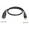 YSJJZRL DC 4.0x1.7mm Male to Female Power Supply Adapter Connector Cable Power Extension Cords for CCTV Laptop (Black,1.5M) view 2
