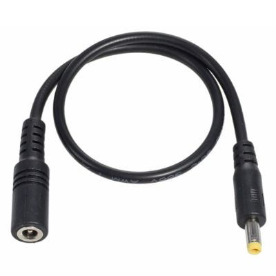 YSJJZRL DC 4.0x1.7mm Male to Female Power Supply Adapter Connector Cable Power Extension Cords for CCTV Laptop (Black,3M)
