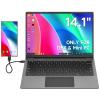 Portable Monitor with Keyboard, 14.1Inch Lapdock Monitor Built-in 5000mAh Battery, 1080P HDR IPS Portable Display for Laptop, Steam Deck, Nintendo Switch, Windows, Mac view 1