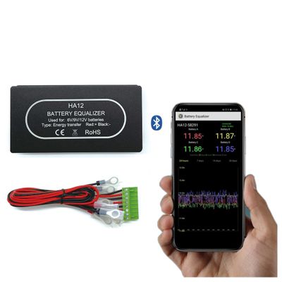ZIPCOM battery equaliser 24V Battery Equalizer 48V Battery Balancer Equalizer for Lead Acid GEL Lithium Battery (Color : HA12-4x(2-5) V)