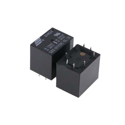 HLELU 10PCS SRE -05 12 24VDC-SL-2C 5V 12V 24V 8-pin 2-Group Conversion 3A240V Relay (Size : SRE-05VDC-SL-2C)