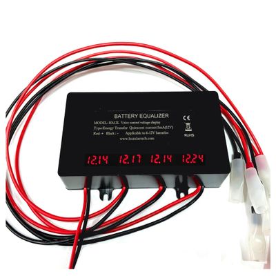 ZIPCOM battery equaliser 24V Battery Equalizer 48V Battery Balancer Equalizer for Lead Acid GEL Lithium Battery (Color : HA12L-Display)