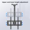 THEGA Plafond Rglable Pour Tlviseur - Support TV Pivotant  360 Degrs  Mouvement Complet, Convient Aux Tlviseurs De 26  65 Pouces Support De Tlvision, Chargement Maximum Jusqu' 40kg/88Lbs view 4
