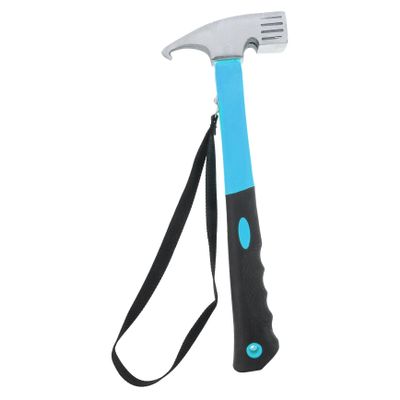 Outdoor Tent Stake Hammer with Nail Puller and Lanyard Handle