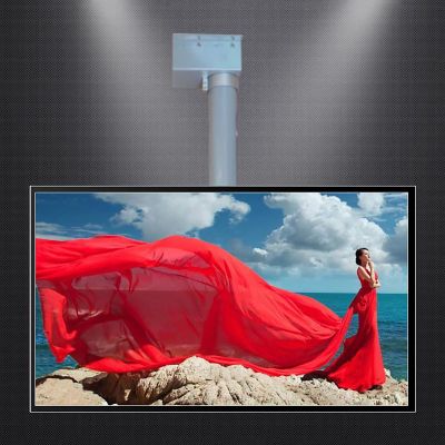 QICBYING Motorized Tv Mount, Height Adjustable TV Stand and Wall Mount Motorized Tv Mount - Motorized Ceiling TV Mount, with Remote Control, Fits 26-70 Inch Low Profile TVs (Size : 700MM)