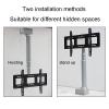QICBYING Motorized Tv Mount, Height Adjustable TV Stand and Wall Mount Motorized Tv Mount - Motorized Ceiling TV Mount, with Remote Control, Fits 26-70 Inch Low Profile TVs (Size : 700MM) view 4