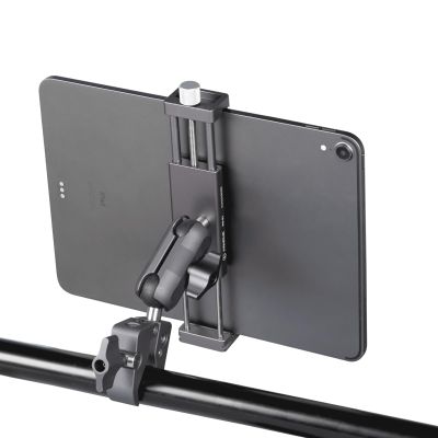 FANAUE Car Tablet Holder - Heavy Duty Drill Base, Compatible with iPad Samsung Tab 5"-13" Tablet and Phone, Car Tablet Mount for Truck/Business Vehicle/Desktop/Wall, etc.