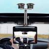 FANAUE Car Tablet Holder - Heavy Duty Drill Base, Compatible with iPad Samsung Tab 5"-13" Tablet and Phone, Car Tablet Mount for Truck/Business Vehicle/Desktop/Wall, etc. view 2