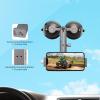 FANAUE Car Tablet Holder - Heavy Duty Drill Base, Compatible with iPad Samsung Tab 5"-13" Tablet and Phone, Car Tablet Mount for Truck/Business Vehicle/Desktop/Wall, etc. view 3