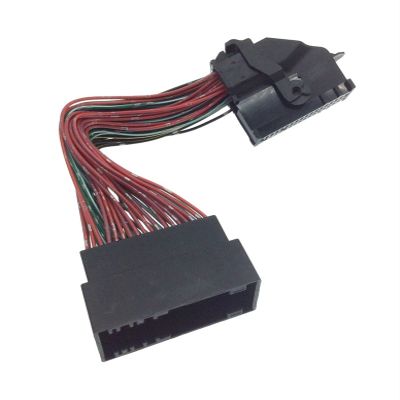 ICOBES 20CM Compatible with FO-RD Focus Sync2 Sync3 Data 54PIN Male Female Terminal Connector Extension Cord Cable Carplay 2 C-max Sync 3 (Color : Female Male)