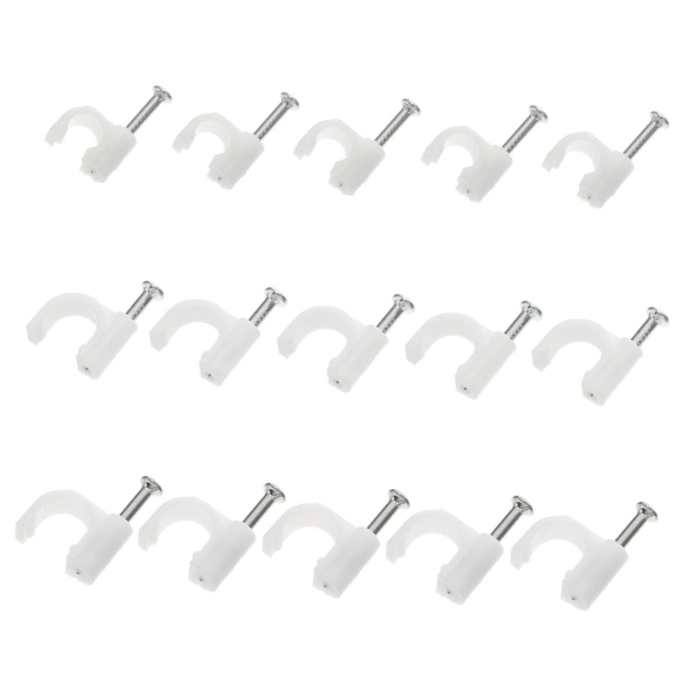 Gadpiparty Multifunctional Cable Clips Wire Fixing Clamps for Wall Telephone Home Install Strong Load Capacity