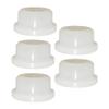 5 Pcs Silicone Rubber Hole Plugs Set, Snap in Locking Hole Plugs for 0.62in Round Holes, Flexible Reusable Waterproof Tube Plug End Covers view 4