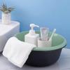 Zerodeko 2pcs Portable Plastic Wash Basin Thickened Face Washing Bowl for Home Kitchen Multi-Functional Utility for Dishes Laundry Bathing view 2